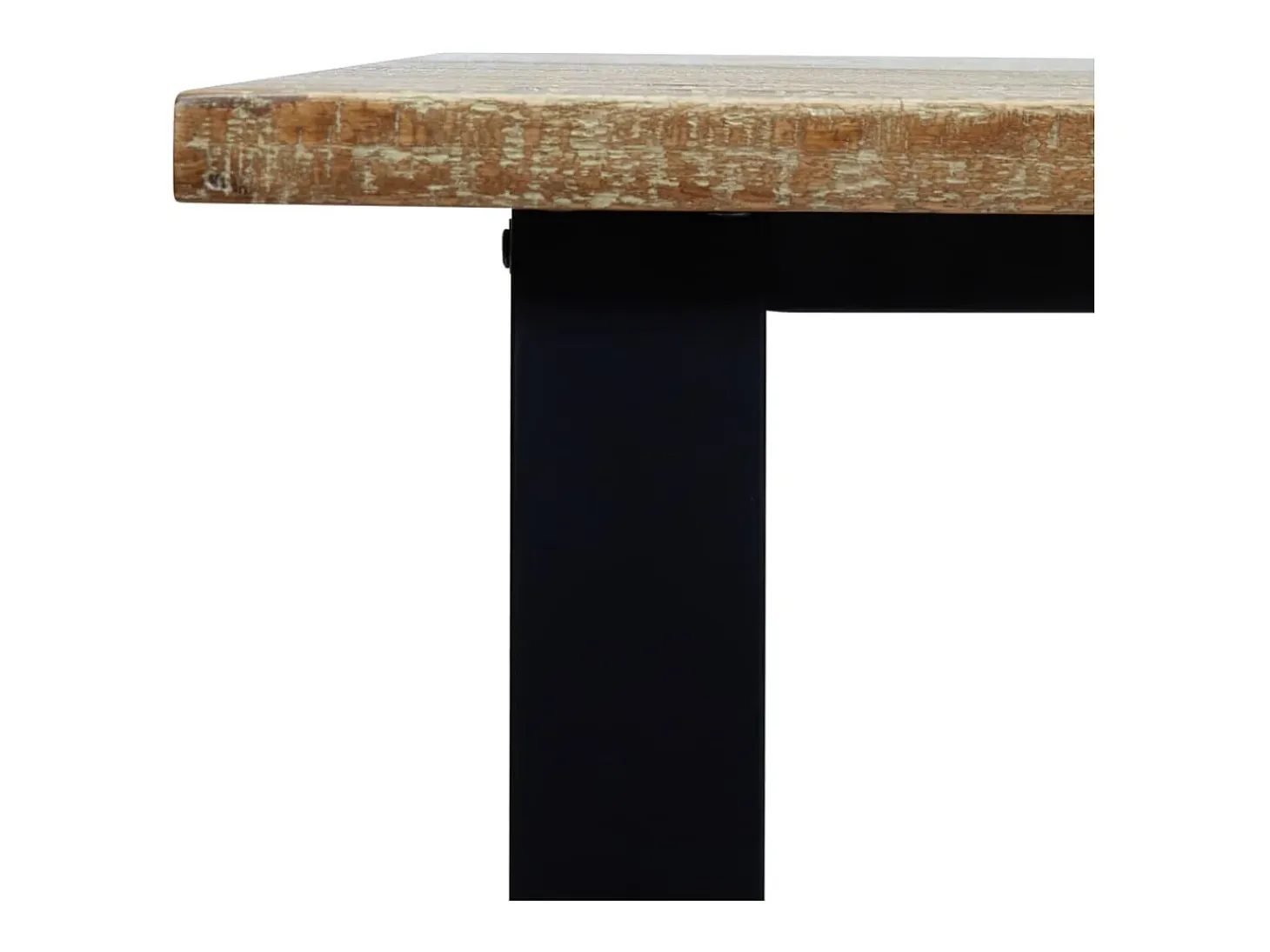 Mesa de comedor madera maciza de acacia 150x90x75 cm