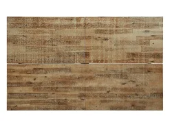 Mesa de comedor madera maciza de acacia 150x90x75 cm