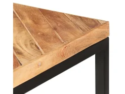 Mesa de comedor madera maciza de acacia y mango 200x90x76 cm