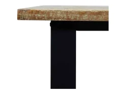 Mesa de comedor madera maciza de acacia 200x90x75 cm