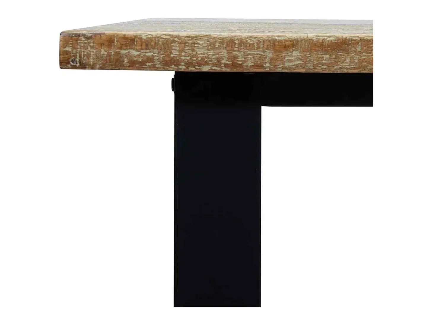 Mesa de comedor madera maciza de acacia 200x90x75 cm