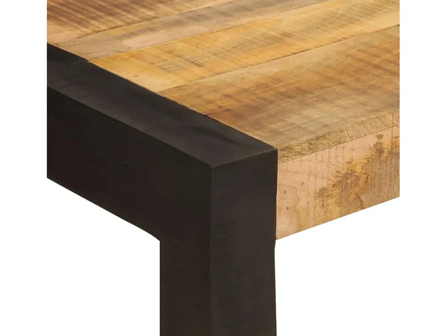 Mesa de comedor madera maciza de mango 120x60x76 cm