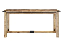 Mesa de comedor madera maciza de mango 160x80x75 cm