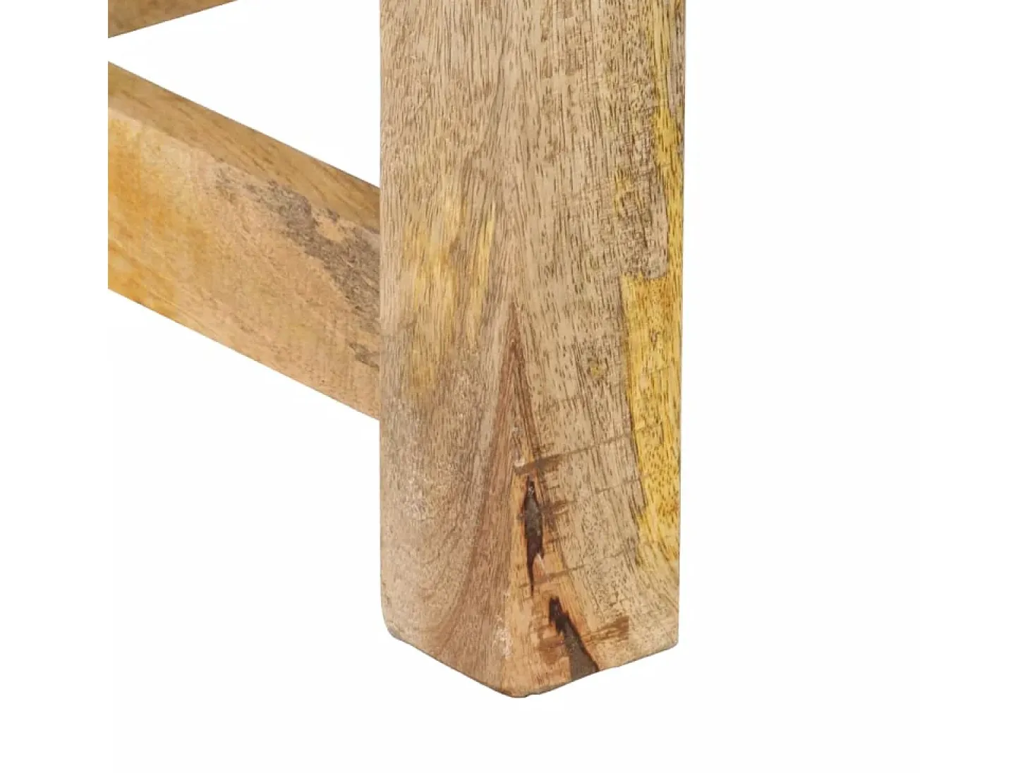 Mesa de comedor madera maciza de mango 160x80x75 cm