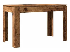 Mesa de comedor madera vieja 120x60x76 cm madera contrachapada