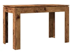 Mesa de comedor madera vieja 120x60x76 cm madera contrachapada