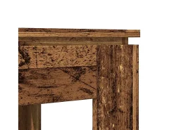 Mesa de comedor madera vieja 120x60x76 cm madera contrachapada