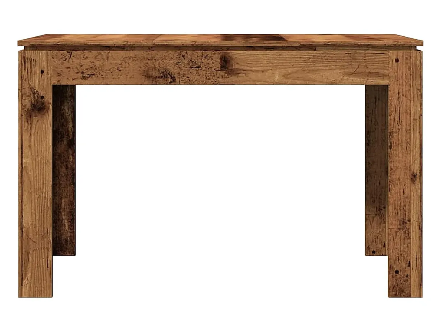 Mesa de comedor madera vieja 120x60x76 cm madera contrachapada