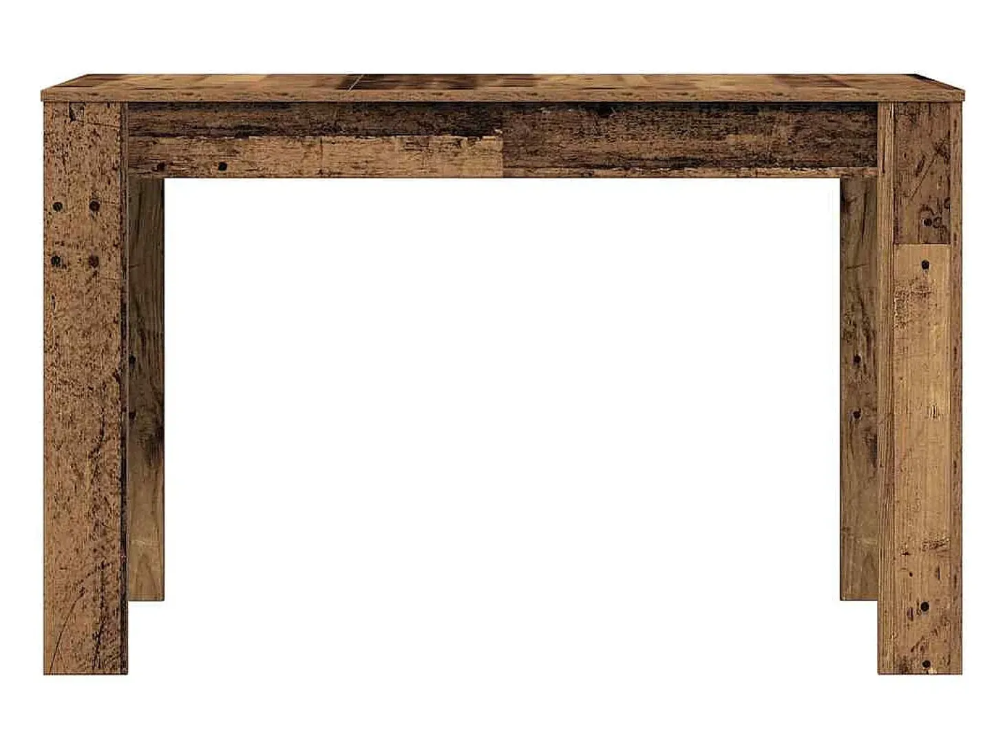 Mesa de comedor madera vieja 120x60x76 cm madera contrachapada