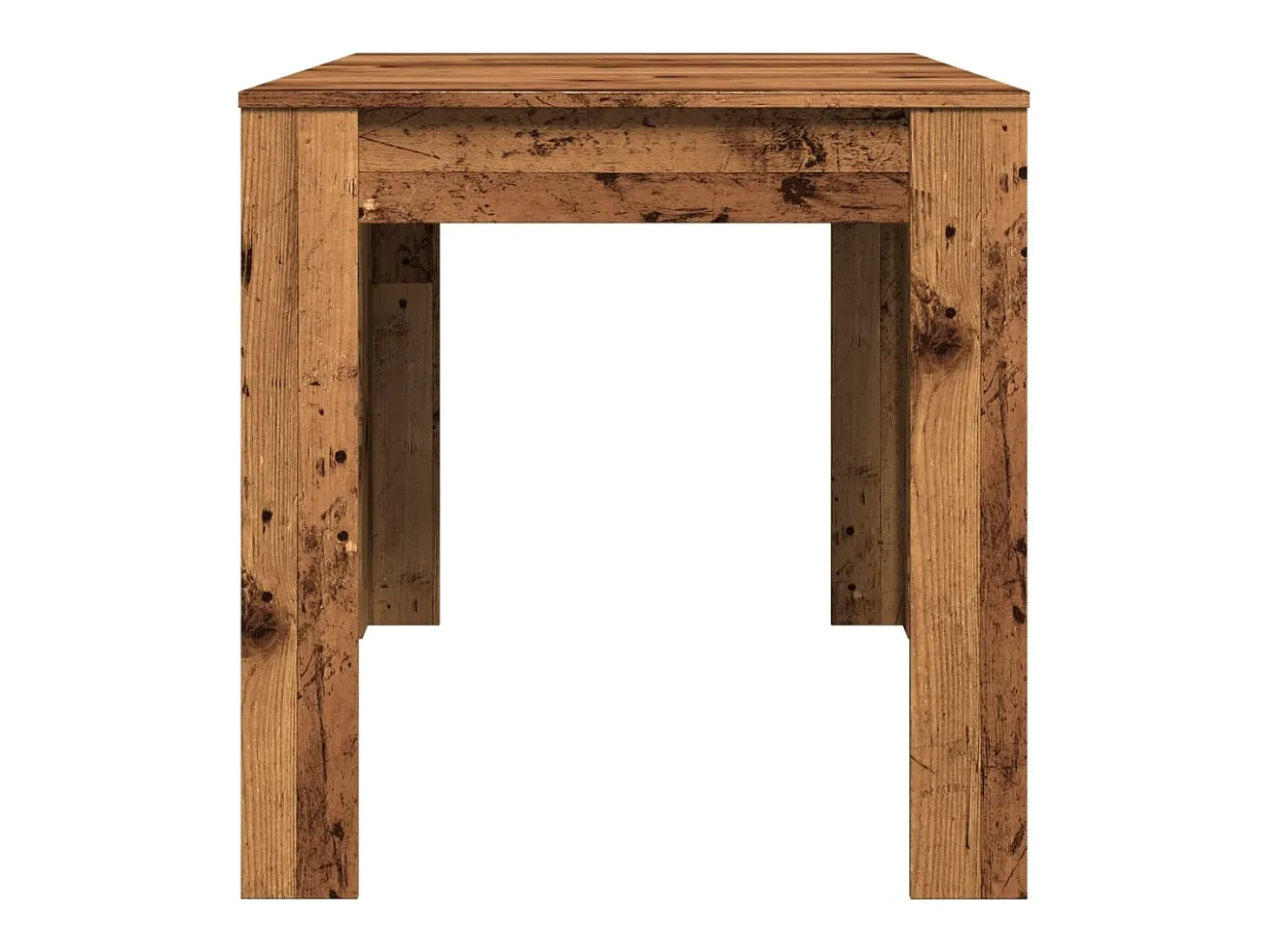 Mesa de comedor madera vieja 140x74,5x76 cm madera contrachapada
