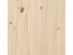 Mesa de comedor marco O madera maciza pino acero 140x80x75,5 cm