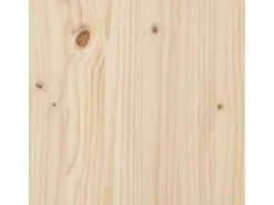 Mesa de comedor marco Y madera maciza pino acero 100x50x75,5 cm