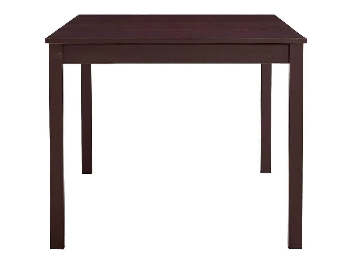 Mesa de comedor Marrón oscuro 180x90x73 cm Madera de pino