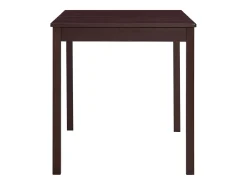 Mesa de Comedor Marrón Oscuro 140x70x73 cm Madera de Pino