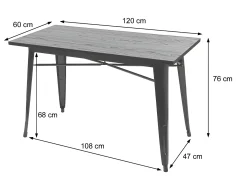 Mesa de comedor MCW-H10a