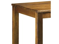 Mesa de comedor Mindy Orka cuadrada de madera maciza 90 cm
