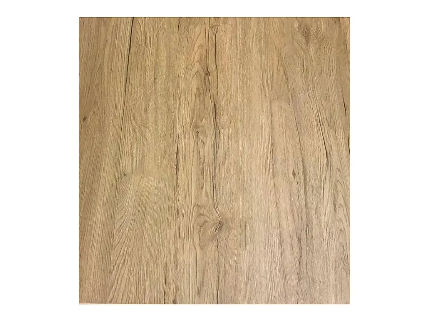 Mesa de comedor moderna Tiroz 130 cm de madera clara con patas de metal antracita