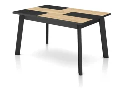 Mesa de comedor Naira 140 Negro Roble Negro