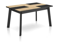 Mesa de comedor Naira 140 Negro Roble Negro