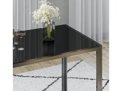 Mesa de comedor negro 120x70x75 grand