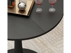 Mesa de comedor negro 70x70x73 carl