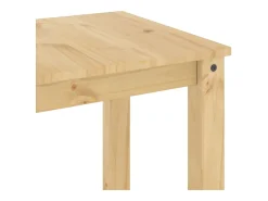 Mesa de comedor Panamá 117x60x75 cm madera maciza de pino