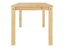 Mesa de comedor Panama madera maciza de pino 160x80x75 cm