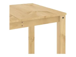 Mesa de comedor Panama madera maciza de pino 160x80x75 cm