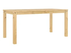 Mesa de comedor Panama madera maciza de pino 160x80x75 cm