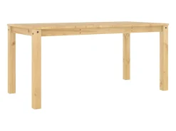 Mesa de comedor Panama madera maciza de pino 160x80x75 cm