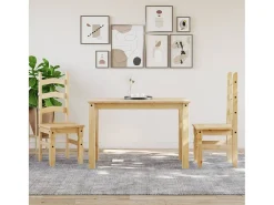 Mesa de comedor Panama madera maciza de pino 117x60x75 cm