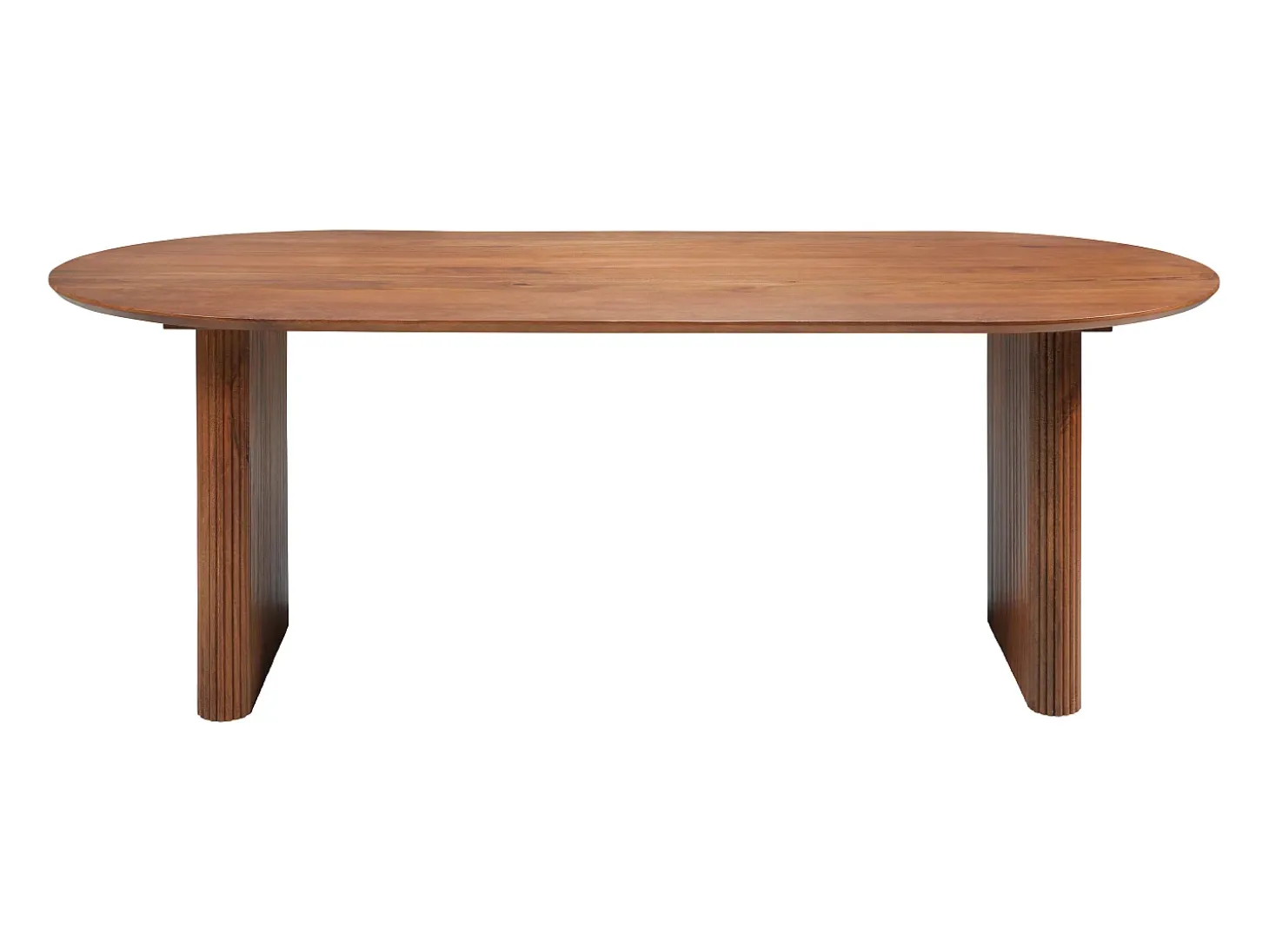 Mesa de comedor para 8 personas de madera de mango - Natural - BALIMELA
