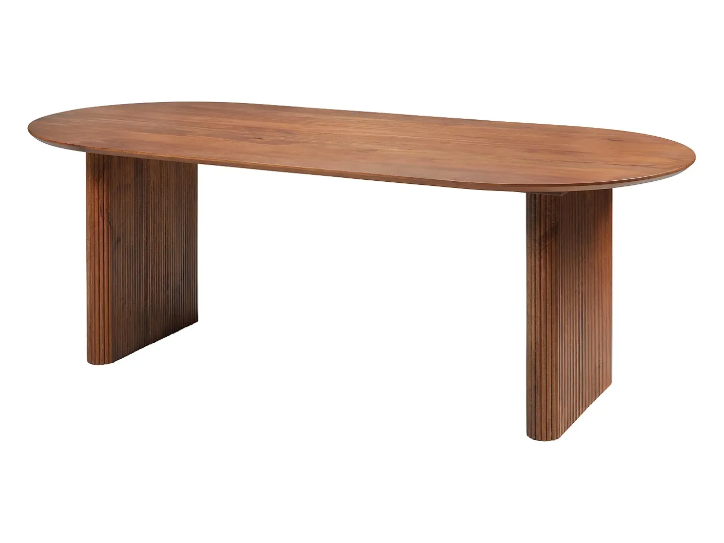 Mesa de comedor para 8 personas de madera de mango - Natural - BALIMELA
