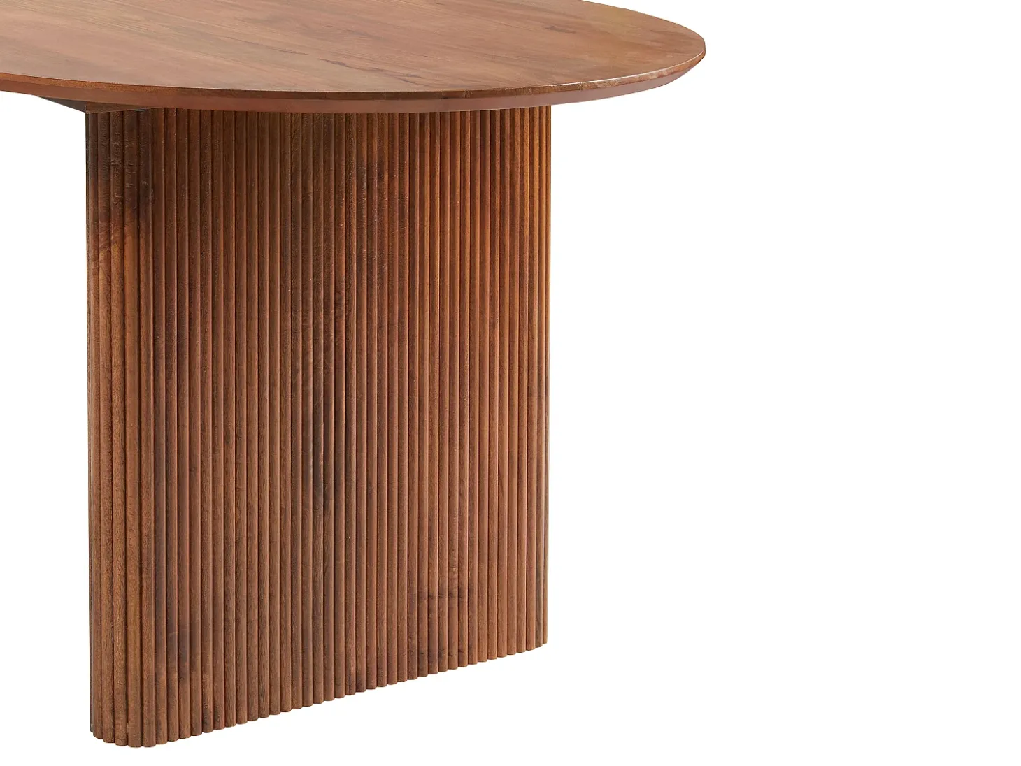 Mesa de comedor para 8 personas de madera de mango - Natural - BALIMELA