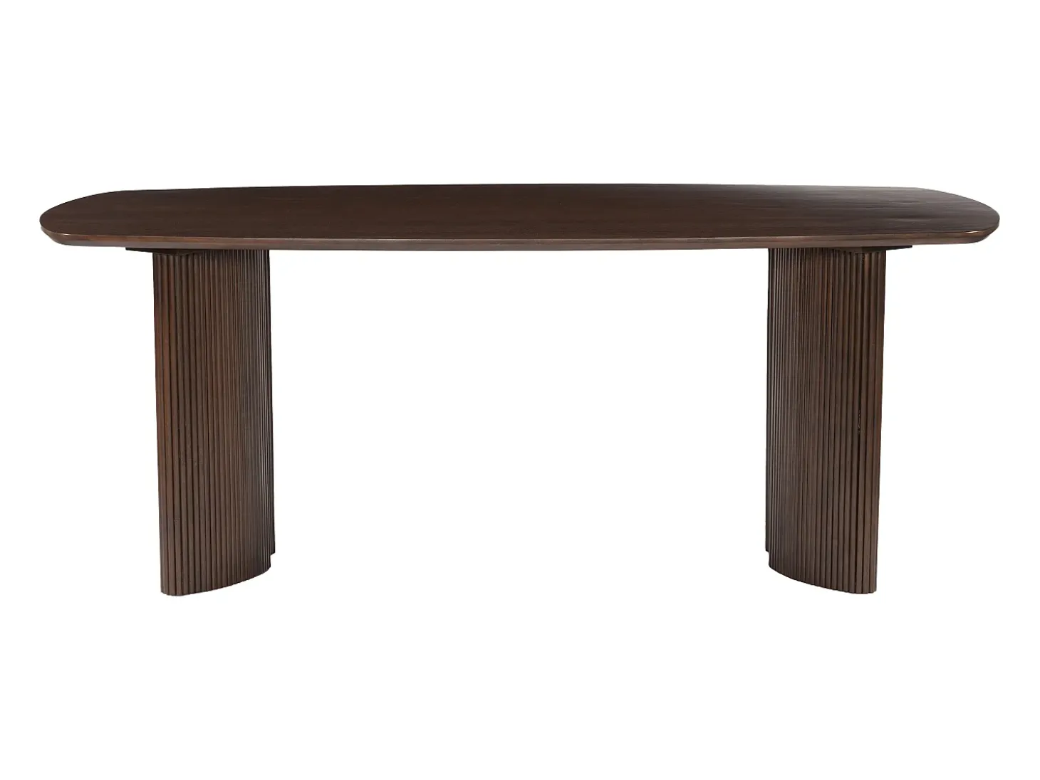 Mesa de comedor para 8 personas en madera de acacia - Natural oscuro - TAMENIA de Maison Céphy