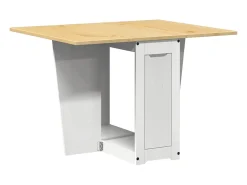 Mesa de comedor plegable mariposa Corona madera pino blanco