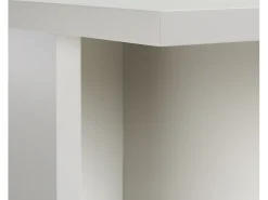 Mesa de comedor rectangular tablero laminado de 3cm taupe 90x120cm