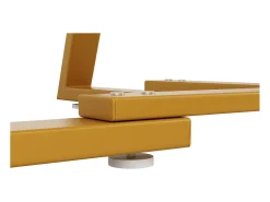 Mesa de comedor redonda - 120 x 120 x 75 cm - mesa de desayuno con patas doradas - aspecto mármol - MDF + metal - blanco