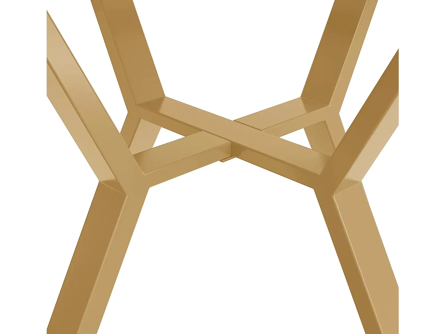 Mesa de comedor redonda blanca - Mesa de comedor con soporte de metal en forma de X y reposapiés negro - para comedor y sala de estar