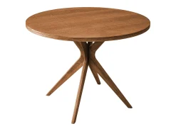 Mesa de comedor redonda 100cm Jubi Bold Roble
