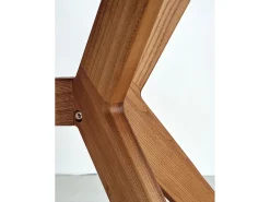 Mesa de comedor redonda extensible 110cm Biju Roble