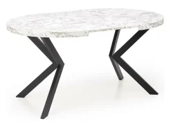 Mesa de comedor redonda extensible de mármol 100-250cm Zelvano