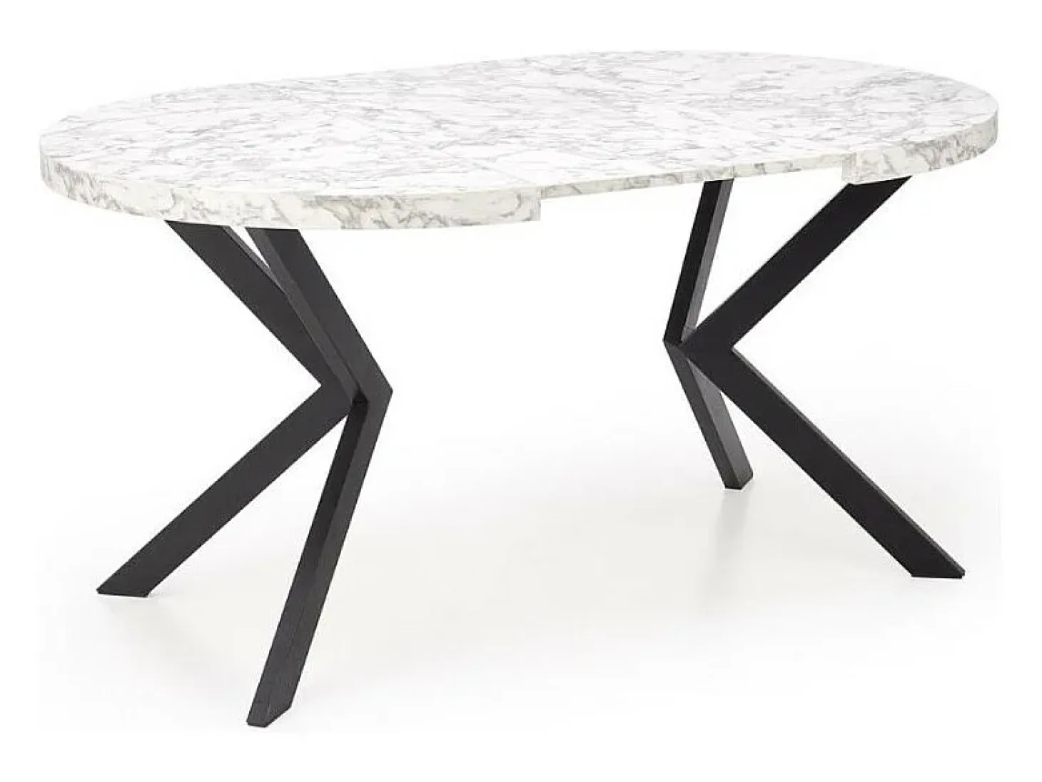 Mesa de comedor redonda extensible de mármol 100-250cm Zelvano