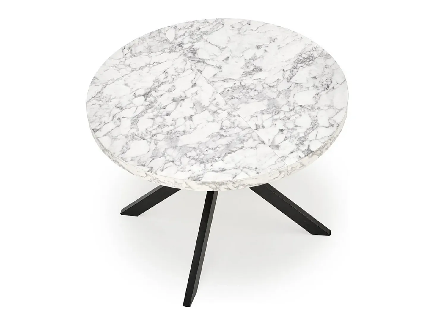 Mesa de comedor redonda extensible de mármol 100-250cm Zelvano