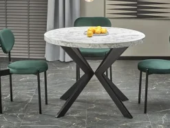 Mesa de comedor redonda extensible de mármol 100-250cm Zelvano