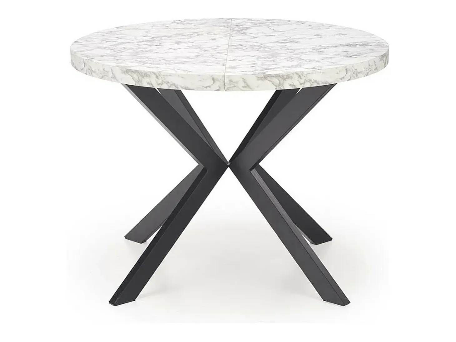 Mesa de comedor redonda extensible de mármol 100-250cm Zelvano
