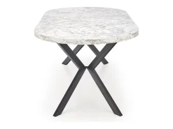 Mesa de comedor redonda extensible de mármol 100-250cm Zelvano