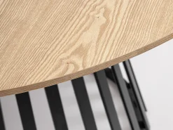Mesa de comedor redonda KILA Ø120 cm-Color Negro