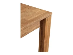 Mesa de comedor Ritza de madera maciza de roble 160 cm