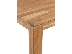 Mesa de comedor Ritza de madera maciza de roble 160 cm
